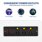 Moasis 40-50 Gallon Aquarium Stand Cabinet Fish Tank Stand with Power Outlets