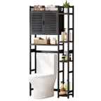 Moasis Bamboo Over-The-Toilet Cabinet with Shelf for Bathroom Storage