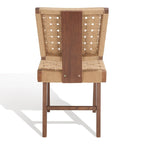 SAFAVIEH Couture Justice Woven Dining Chair (Set of 2) - 19 In. W x 24 In. D x 35 In. H - 19Wx24Dx35H