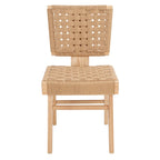 SAFAVIEH Couture Justice Woven Dining Chair (Set of 2) - 19 In. W x 24 In. D x 35 In. H - 19Wx24Dx35H