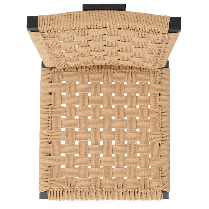 SAFAVIEH Couture Justice Woven Dining Chair (Set of 2) - 19 In. W x 24 In. D x 35 In. H - 19Wx24Dx35H