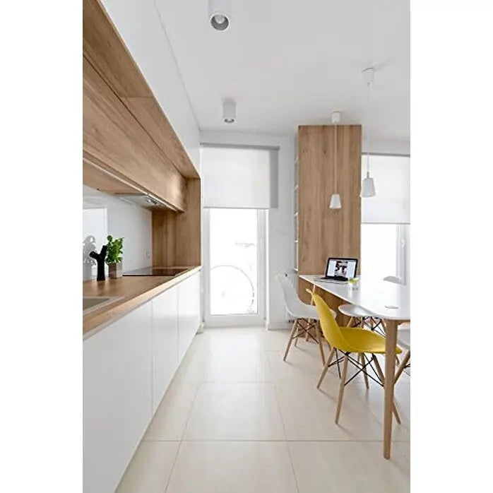 Designer Plastic Eiffel Chair Natural Wood Legs Retro Dining Armless With Back Desk Accent Living Room Side Dowel DSW