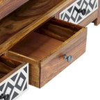 vidaXL TV Stand 47.2x11.8x15.7 Solid Wood Sheesham