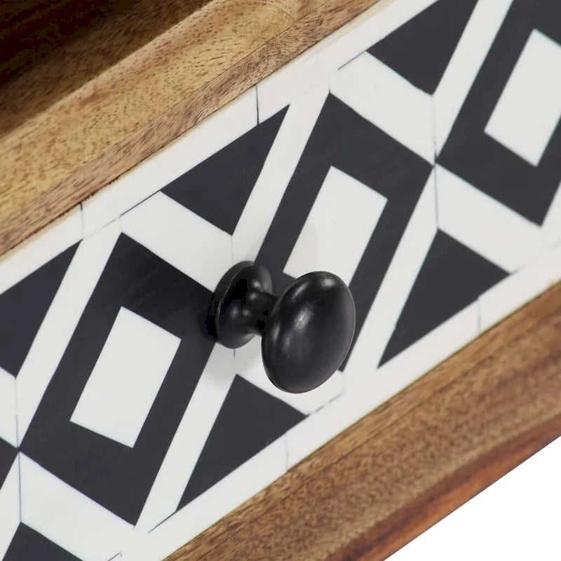 vidaXL TV Stand 47.2x11.8x15.7 Solid Wood Sheesham