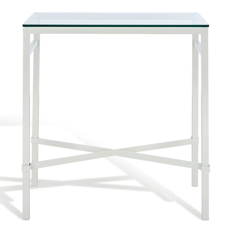 SAFAVIEH Couture Vallie Side Table - 22 W x 13 D x 25 H - 22Wx13Dx25H