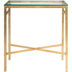 SAFAVIEH Couture Vallie Side Table - 22 W x 13 D x 25 H - 22Wx13Dx25H