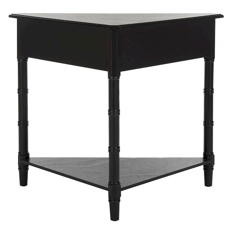 SAFAVIEH Calla Grey Corner Table - 33.9 x 17.3 x 28 - 34Wx17Dx28H