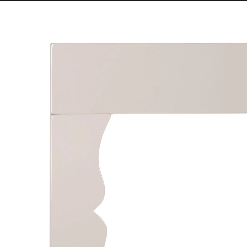 SAFAVIEH Norita White Lacquer Nesting Table - 51 x 13.3 x 31.5 - 51Wx13Dx32H