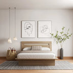 Malibu Platform Bed with Headboard