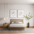 Malibu Platform Bed with Headboard