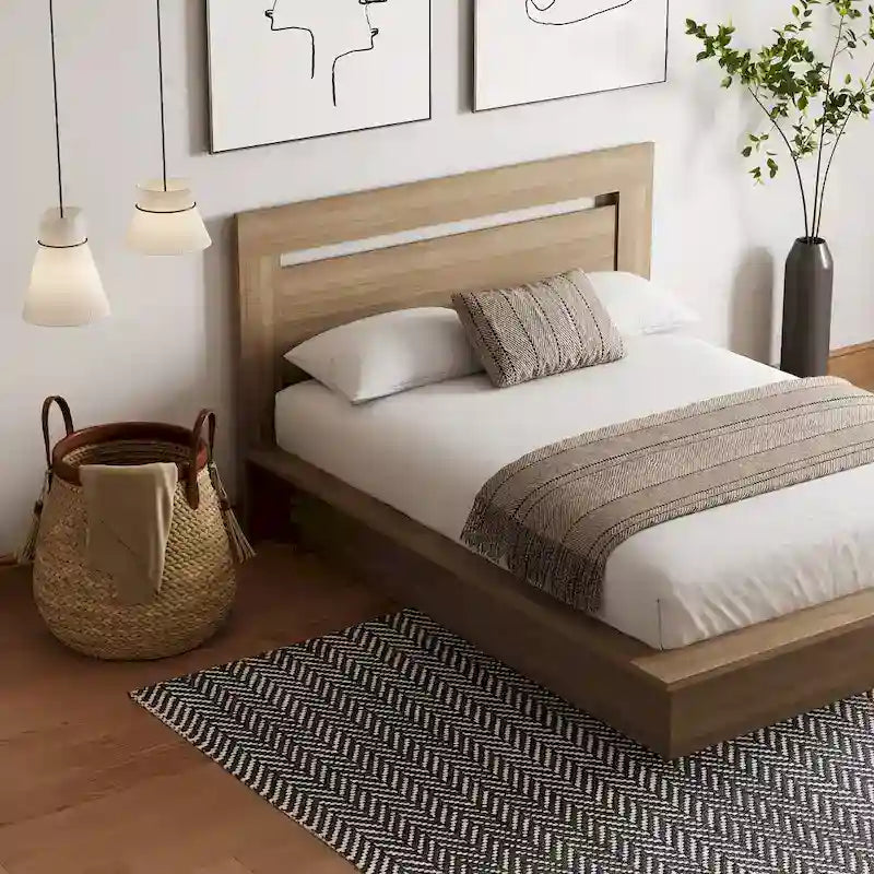 Malibu Platform Bed with Headboard