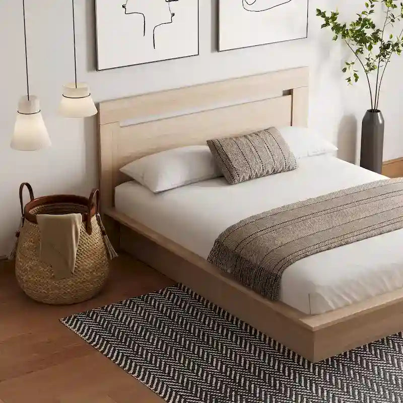 Malibu Platform Bed with Headboard