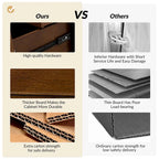 Isabel Mid-century 2- Drawer Wood Nightstand Sets of 2 by HULALA HOME