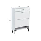 Minimalist Design Wooden Shoe Storage Cabinet, For Entrance Hallway Use