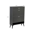 Minimalist Design Wooden Shoe Storage Cabinet, For Entrance Hallway Use