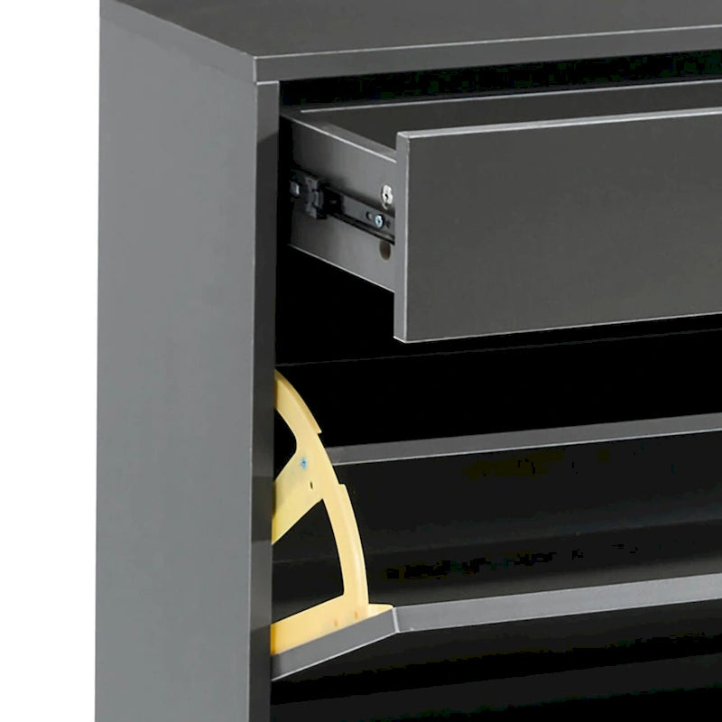 Minimalist Design Wooden Shoe Storage Cabinet, For Entrance Hallway Use