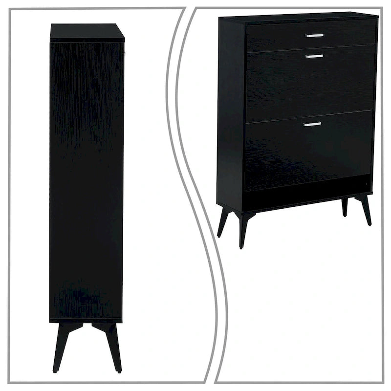 Minimalist Design Wooden Shoe Storage Cabinet, For Entrance Hallway Use