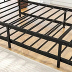 Metal Daybed Frame Platform with Trundle