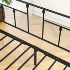 Metal Daybed Frame Platform with Trundle