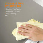 Kitchen Island with Stainless Steel Top