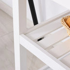 Kitchen Island with Stainless Steel Top