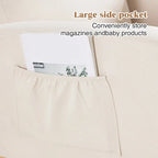 HOMYKA Rocking Chair for Nursery with Footrest