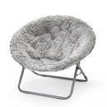 Mongolian Oversized Faux Fur Moonchair