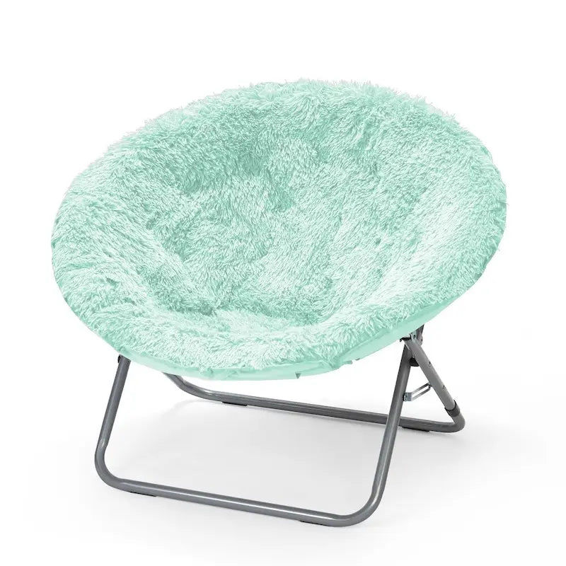Mongolian Oversized Faux Fur Moonchair