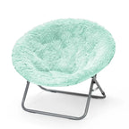 Mongolian Oversized Faux Fur Moonchair