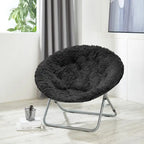 Mongolian Oversized Faux Fur Moonchair