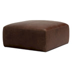 Poly & Bark Sequoia Ottoman - Full Grain Genuine Italian Leather