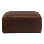 Poly & Bark Sequoia Ottoman - Full Grain Genuine Italian Leather