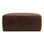 Poly & Bark Sequoia Ottoman - Full Grain Genuine Italian Leather