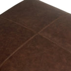 Poly & Bark Sequoia Ottoman - Full Grain Genuine Italian Leather