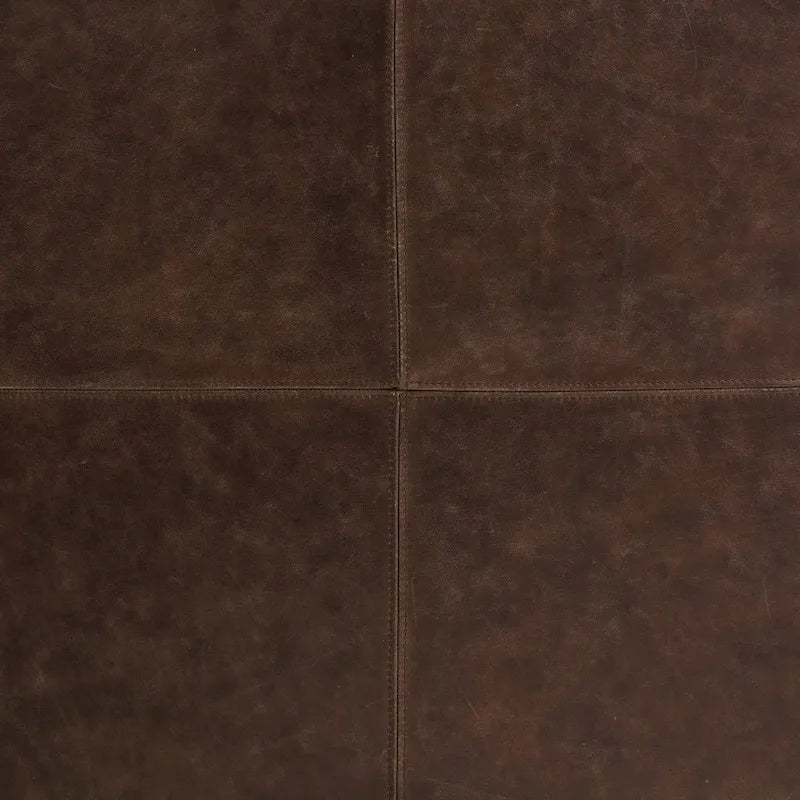 Poly & Bark Sequoia Ottoman - Full Grain Genuine Italian Leather