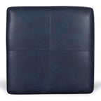 Poly & Bark Sequoia Ottoman - Full Grain Genuine Italian Leather