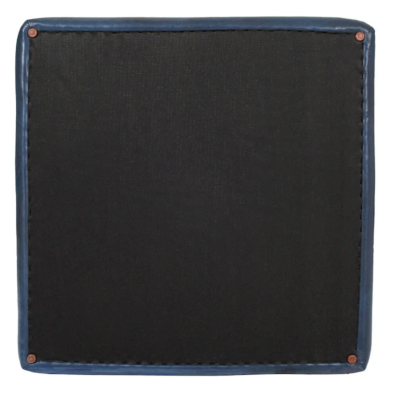 Poly & Bark Sequoia Ottoman - Full Grain Genuine Italian Leather