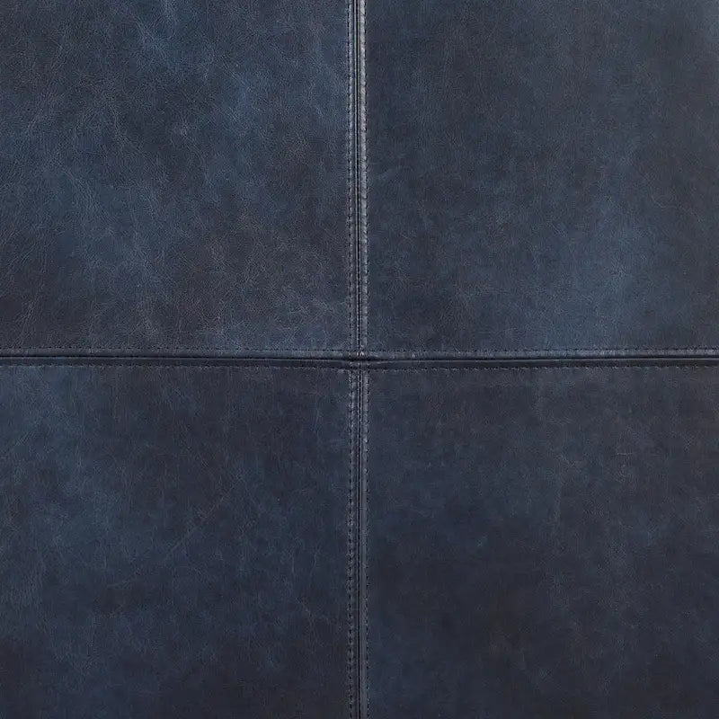 Poly & Bark Sequoia Ottoman - Full Grain Genuine Italian Leather