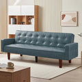 Sofa Bed, Futon Couch Bed, Faux Leather Love Seats Sofa Futons, Loveseat Sleeper Bed For Living Room, Guest