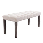 45.28L Velvet Upholstered Tufted Bench Ottoman