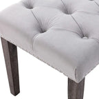 45.28L Velvet Upholstered Tufted Bench Ottoman