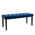 45.28L Velvet Upholstered Tufted Bench Ottoman