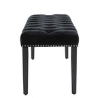 45.28L Velvet Upholstered Tufted Bench Ottoman