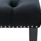 45.28L Velvet Upholstered Tufted Bench Ottoman