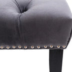 45.28L Velvet Upholstered Tufted Bench Ottoman