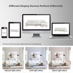 119*55 Oversized Sectional Sofa,L-shaped Luxury Couch Set with 2 Free pillows,5-seat Chenille Indoor Furniture with Chaise