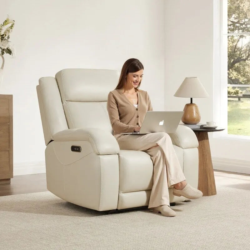 Hadlee Power Recliner Chairs with Power Headrest & Charging Ports