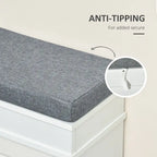 Modern Shoe Rack Bench for Entryway