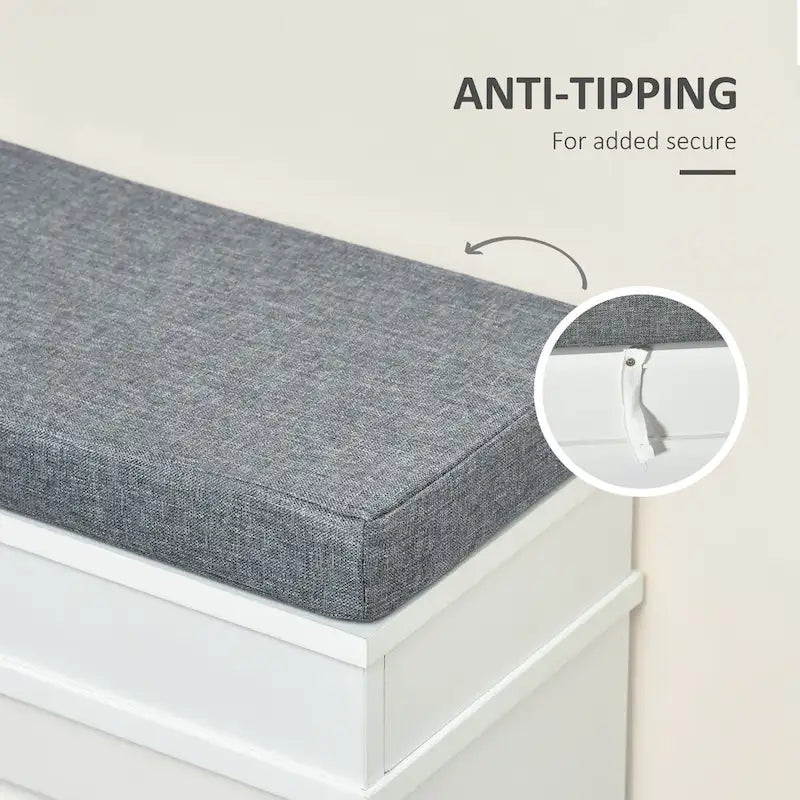 Modern Shoe Rack Bench for Entryway