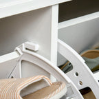 Modern Shoe Rack Bench for Entryway